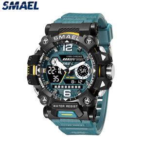 Montres SMAEL 8072 pour hommes, montres numériques à LED, analogiques, de marque haut de gamme, montres à quartz de luxe pour hommes, étanches, résistantes aux chocs, Reloj Digital - Product Image 3
