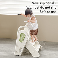 Tabouret de toilette pour bébé en plastique antidérapant pliable Hobbytree Tabouret marchepied pour enfant en bas âge pour comptoir pour tour d'apprentissage