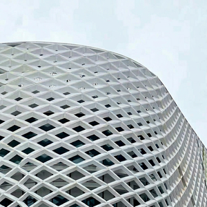 Aluminum Alloy <b>Curtain</b> Wall Panel Anodized Anti-Corrosion for Building Exterior Cladding Contemporary Design - Product Image 1
