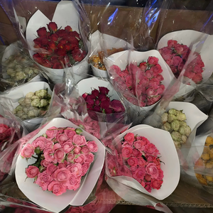 Bouquet di <span class=keywords><strong>Rose</strong></span> Naturali <span class=keywords><strong>Essiccate</strong></span> a Tazza Multipla, Accessorio Fai-da-te per Resina Epossidica, Cornici Fotografiche e <span class=keywords><strong>Decorazioni</strong></span> Nuziali - Product Image 1