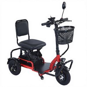 Scooter électrique pliable à 3 roues pour adultes handicapés et seniors avec moteur 350W, autonomie de 40 à 60 km, étanche, application/télécommande - Product Image 4