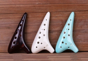 Ocarina Soprano C de 12 Orificios, Instrumento Musical Étnico Chino Tradicional para Principiantes y Enseñanza, Incluye Accesorios - Product Image 2