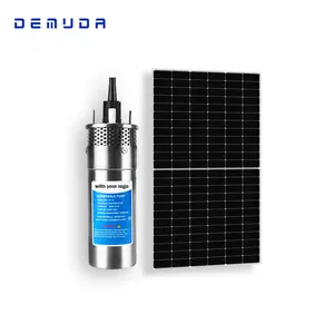 Deonda-bomba de agua Solar para uso doméstico, bomba de agua Solar de cabeza larga para uso doméstico y doméstico, con Panel de pozo profundo de 24 horas