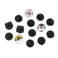 Broche de revers en émail avec logo personnalisé, style japonais, Poké Mon Ball, épingle en métal, alliage moulé avec design gravé, artisanat en métal