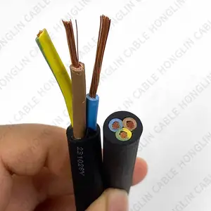 Factory direct sales h07rnf1c120 h07rn f rubber cable 1 core 120 High strength water resistant oil resistant