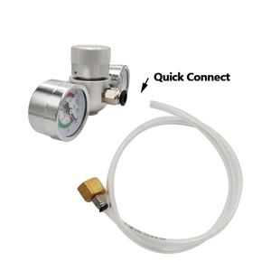 Kit de tuyau régulateur de pression en alliage d'aluminium argenté personnalisable pour pot à crème, réservoir d'oxyde nitreux 0,425 kg, cartouches de crème fouettée, cylindre - Product Image 3