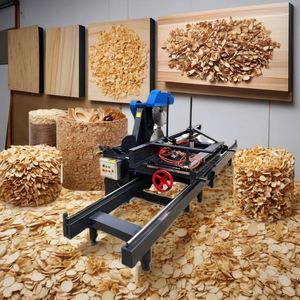 Aserradero Portátil con Motor Diésel, Máquina de Corte de Perfiles de Madera, Nueva Condición, Aserradero de Cinta Horizontal Automático, Motor de Cuchilla Circular - Product Image 3
