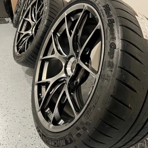 Jantes forgées SHIN FI-R finition noir diamant, légères, Centerlock, 18, 19, 20, 21, 22 pouces, pour Porsche 991 <span class=keywords><strong>GT3</strong></span> - Product Image 6