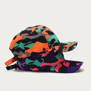 Casquette de baseball imprimée camouflage Europe USA 2023, tendance streetwear pour femmes, casquette hip hop, casquette de sport d'été pour hommes - Product Image 4
