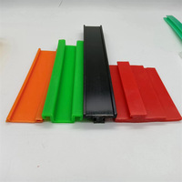 Bandes de protection et guides de chaîne en plastique industriel OEM sur mesure en UHMWPE/HDPE/Nylon, colorées