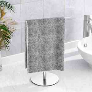 Elegant Stainless Steel Floor-<b>Standing</b> <b>Bathroom</b> Storage Durable Hand <b>Towel</b> Rack <b>for</b> Toilet Supplies - Product Image 4