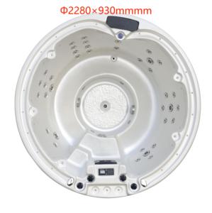 Bain à remous rond en acrylique de luxe Offre Spéciale Baignoires de spa extérieures <span class=keywords><strong>Piscine</strong></span> Baignoire de massage à remous <span class=keywords><strong>Piscine</strong></span> de spa de nage relax - Product Image 5