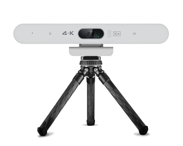 High-definition Webcam with AI Tracking, Compatible with Zoom and Microsoft Teams