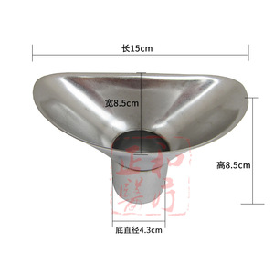 Jules - Lavador de Ojos de Acero Inoxidable con Receptor de Vidrio, Dispositivo Manual para Lavado de Ojos, Uso Médico - Product Image 5