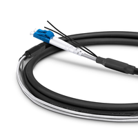 FTTH 50m 100m LC/SC UPC Duplex SM 7.0mm LSZH FTTA Cordon de raccordement à fibre extérieure Lclc Station de base Cordon de raccordement blindé à fibre optique