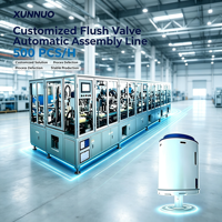 Système d'automatisation de production de vannes de chasse d'eau personnalisées avec moteur PLC - Technologie XUNNUO, garantie 1 an, réduction des coûts de main-d'œuvre