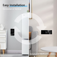 RUSSIE Standard Normal Wall Switch Socket 16 a Prise électrique avec prise de courant USB Crystal Plate Noir