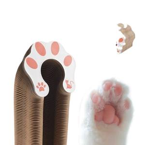 Interactive Magic Foldable Accordion <b>Cat</b> Scratcher with Paper Material Smart <b>Cat</b> Ball and Bell Foldable Carton <b>Cat</b> Toys - Product Image 5
