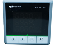 Compteur numérique triphasé avec écran LED rétroéclairé, installation facile par clipser pour armoires électriques et tableaux de distribution