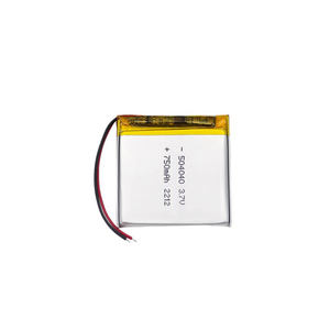 แบตเตอรี่ลิเธียมโพลิเมอร์แบบชาร์จไฟได้<span class=keywords><strong>3</strong></span>.7V 750mAh 504040 - Product Image 3