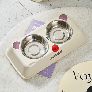 Nouvelle gamelle surélevée en acier inoxydable pour chat et chien, protection du cou, anti-renversement, ustensiles pour animaux de compagnie - Product Image 5