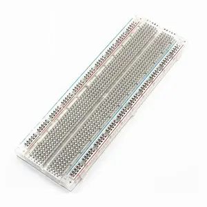 Прозрачная печатная плата Breadboard 165x55 мм 830pin MB-102