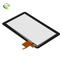 Panel de Vidrio Táctil Capacitivo PCAP Industrial Antideslumbrante Personalizado de 9.7 ", 10.1 ", 11.6 " para Android con Interfaz USB GT928 GT9271