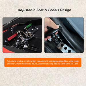 Kart à pédales X-KART à quatre roues, 160cc, 4 temps, essence, pour adultes, vitesse 45 km/h, location commerciale sur piste - Product Image 4