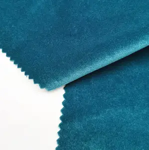 Hoge Kwaliteit 100% Polyester 360gsm Mosha Fluweel Voor Gordijn En Sofa