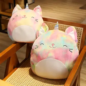 30 cm 만화 Caticorn Squish 플러시 베개 인형 장난감 어린이 선물 귀여운 동물 유니콘 린트 Plushie Peluche 토토로