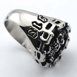 Venta caliente de Halloween gótico Punk arrogancia los hombres fantasma malvado demonio, la muerte de la cabeza del cráneo - Product Image 6
