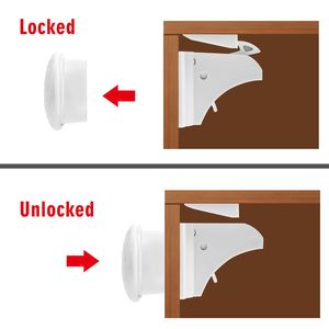 Nuova Protezione <span class=keywords><strong>Invisibile</strong></span> Anti-Pizzicamento per Bambini, Chiusura Magnetica per Cassetti e Armadietti - Product Image 4