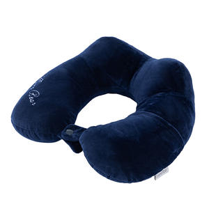 Almohada de Viaje Topertor en Forma de U, 28x26x14cm, Azul Marino, Lavable a Máquina, para Viajes, Oficina y Siestas - Product Image 4