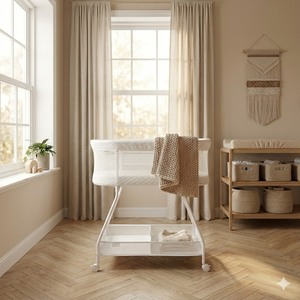 Lit bébé berceau de style moderne haut de gamme, berceau de style euro-américain - Product Image 4