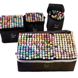 شعار مخصص رخيص 60-ألوان جرافيتي مزدوج الحافة رسم دائم على الكحول أقلام تلوين - Product Image 1
