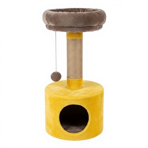 Fiona Sunny Lounge Cat House With Golden Charm - Product Image 1