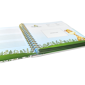 <span class=keywords><strong>Livre</strong></span> <span class=keywords><strong>de</strong></span> souvenirs pour bébé à couverture rigide avec reliure spirale dorée, journal <span class=keywords><strong>de</strong></span> croissance à ouverture plate avec poches pour souvenirs et impression HD, cadeau <span class=keywords><strong>de</strong></span> <span class=keywords><strong>naissance</strong></span> - Product Image 3