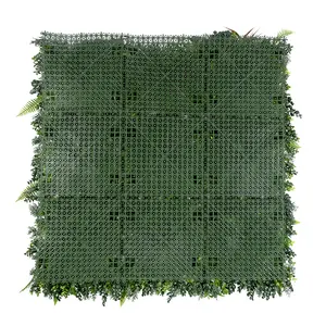 야외 인공 녹색 식물 홈 장식 녹색 배경 수직 벽