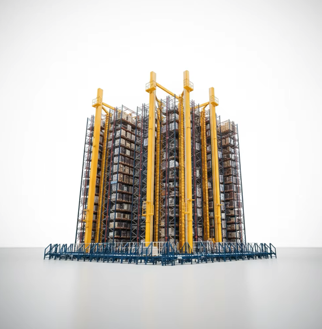 Intelligent AS/RS System Stacker Crane Automated Warehouse Storage and Retrieval Smart Warehousing Rack System