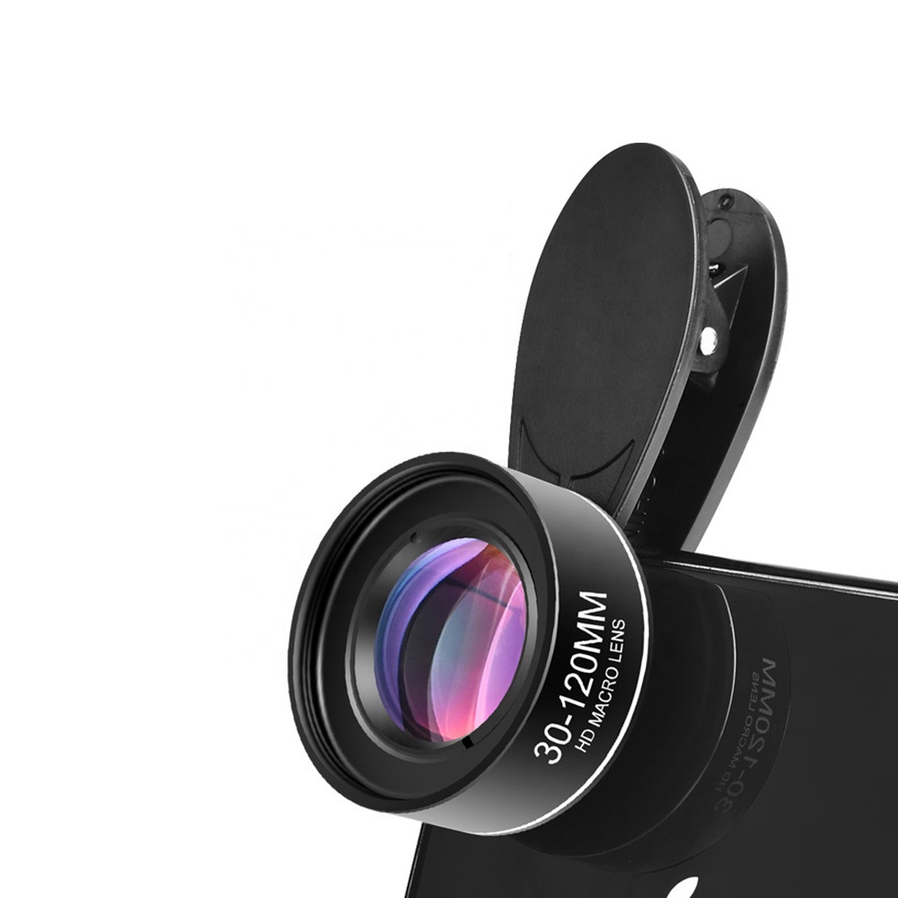 Phone Master Macro Lens 30-120mm Distance de prise de vue Objectif multi-groupes HD pour iPhone