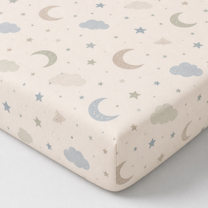Sábana Ajustable para Bebé 100% Algodón Personalizada, Sábana para Cuna, Ropa de Cama para Guardería, Funda de Colchón Estampada, OEM ODM Venta al Por Mayor - Product Image 1
