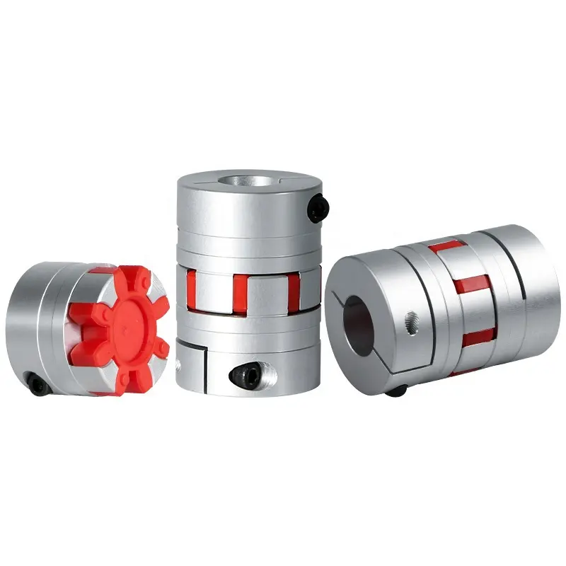 Easy to install Torsionally flexible Rubber Electric Motor jaw flexible Shaft Couplings
