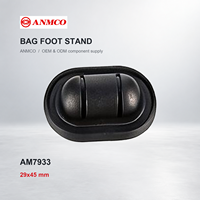 Penyangga Kaki Tas Desain Basis POM AM7933 untuk Perakitan Tas Penyimpanan Pilihan Warna dan Logo OEM untuk Pesanan Komponen OEM