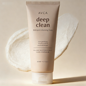 Espuma Limpiadora Profunda con BHA de Uso Diario AVCA, 200 ml, Cuidado Facial Coreano, Limpiador Exfoliante para Piel Muerta, para Todo Tipo de Piel - Product Image 1