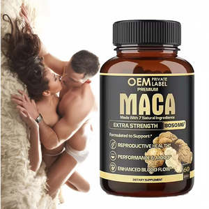 Pure Black Maca Root Hochwirksame Unterstützung für sexuelle Vitalität und Energie management für Männer 60 Kapseln - Product Image 1