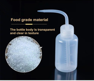 Haiju phòng thí nghiệm nhà máy bán hàng trực tiếp màu sắc tự nhiên phòng thí nghiệm nhựa rửa chai làm bằng vật liệu PE sử dụng hóa chất PP cap - Product Image 5