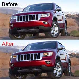 <span class=keywords><strong>Led</strong></span> đèn pha cho Jeep Grand Cherokee 4th Gen wk2 2011 2012 2013 đầu ánh sáng hoạt hình màu xanh chạy đầu ánh sáng đèn tín hiệu rẽ - Product Image 2