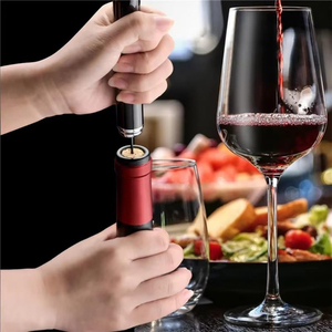 Sacacorchos con Bomba de Aire y Cortador de Papel de Aluminio <span class=keywords><strong>2</strong></span> en 1, Fácil de Usar, Herramienta para Abrir Botellas de Vino para Bar, Hogar y Restaurante - Product Image 3