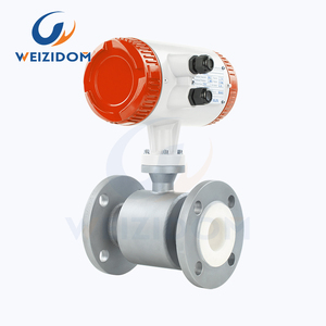 Battery Powered DN40 nước uống dự án nhà máy Trung Quốc giá điện từ đo lưu lượng - Product Image 4