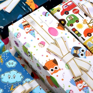 Custom Cartoon Printed <b>Tissue</b> <b>Paper</b> - Personalized Gift Packing and <b>Wrapping</b> - Product Image 5